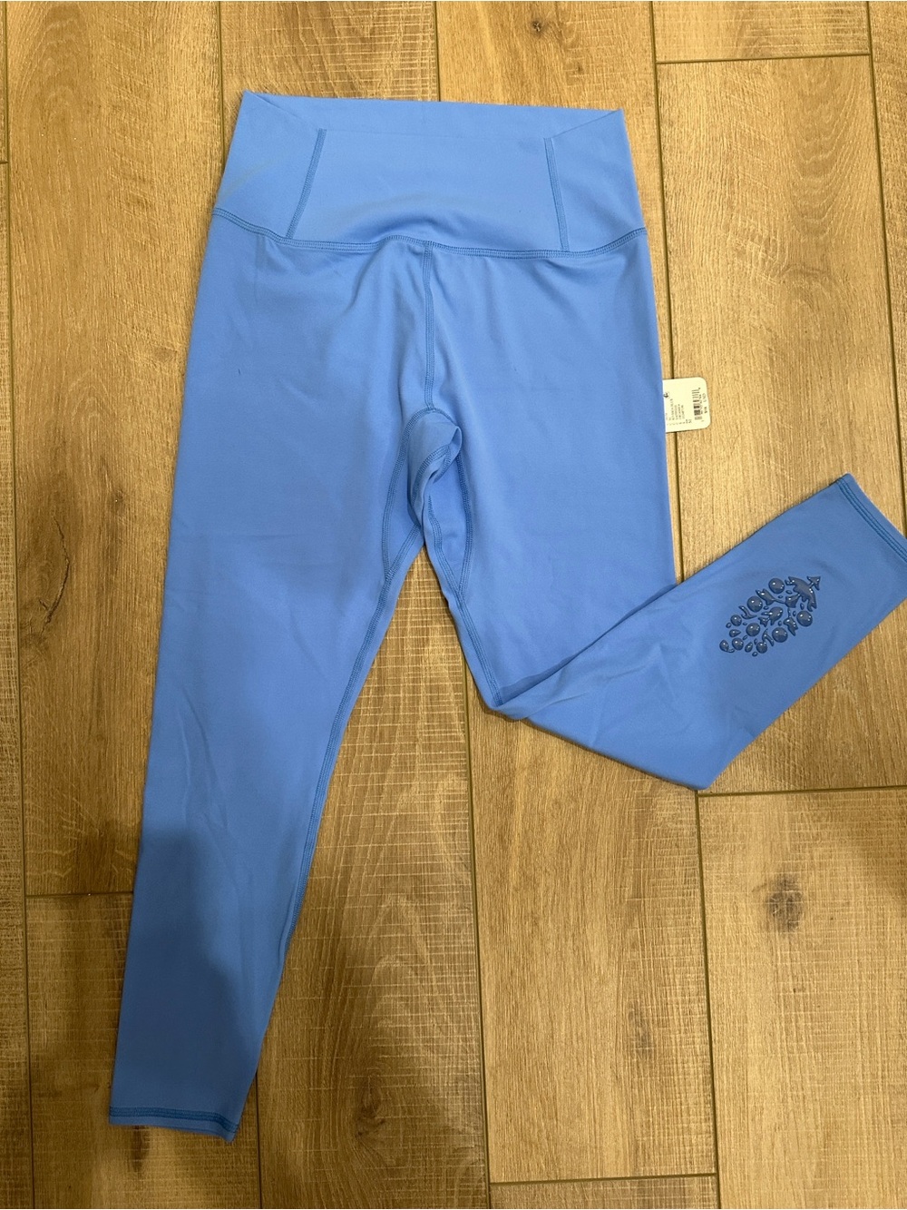 Free People Blue High-Waist Leggings